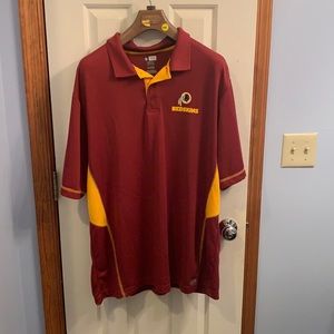 Casual burgundy Redskins polo